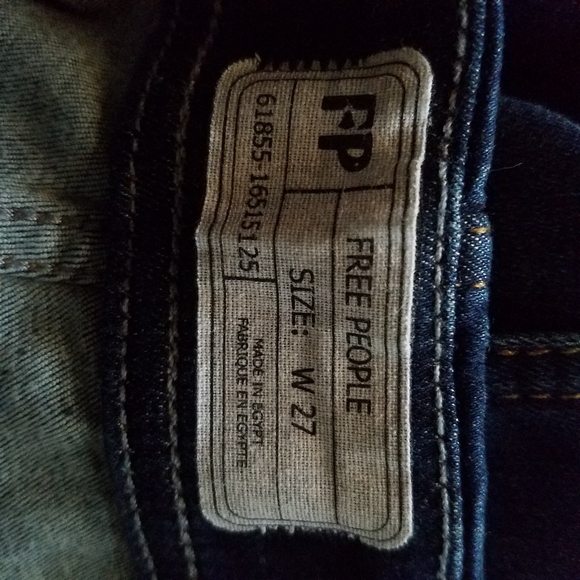 Free People High Waist Pull On Jeans - Picture 5 of 6